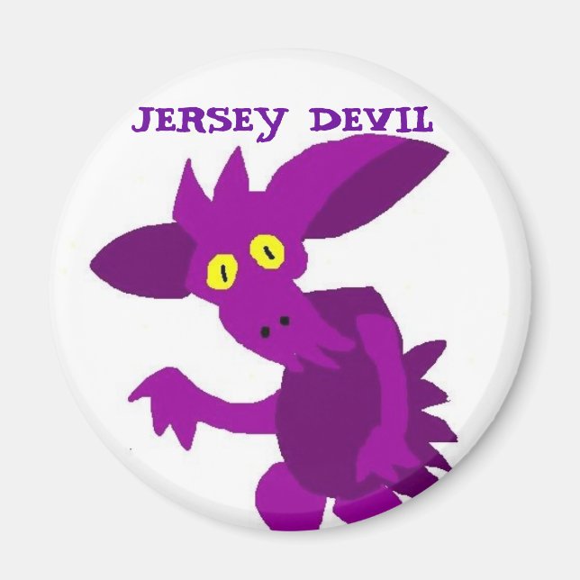 JERSEY DJÄVULEN MAGNET (Framsidan)