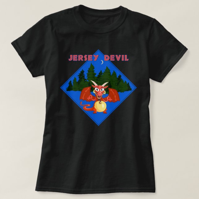 Jersey djävulen t-shirt (Design framsida)