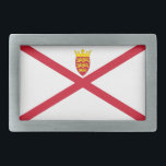 Jersey Flagga<br><div class="desc">Patriotisk flagga av Jersey.</div>