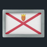 Jersey Flagga<br><div class="desc">Patriotisk flagga av Jersey.</div>