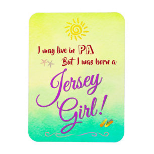 Jersey flicka en gång & alltid magnet