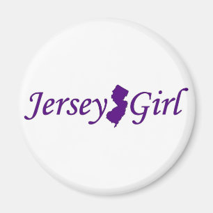 Jersey flicka magnet