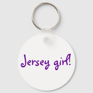Jersey-flicka! Nyckelring