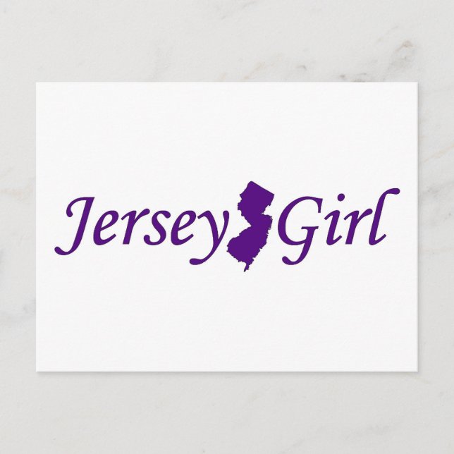 Jersey flicka vykort (Framsida)