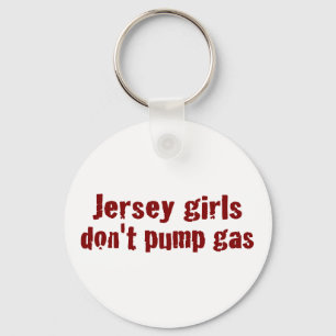 Jersey flickor pumpar inte gasar (nytt) nyckelring