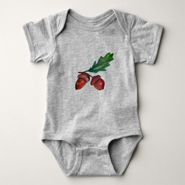 Jersey för Acrons teckningbaby Bodysuit T Shirt (Framsida)