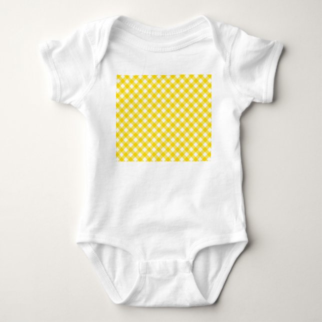 Jersey för baby för anpassningsbargult- & tee (Framsida)
