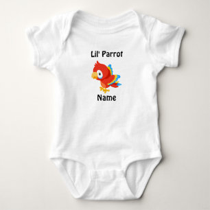Jersey för baby för Lil papegoja beställnings- T-shirt