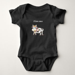 Jersey för bebis för schweizarekosvart bodysuit t-shirt