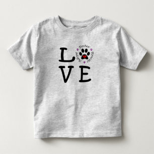 Jersey för bra för rädda djurenkärleksmåbarn t-shirt