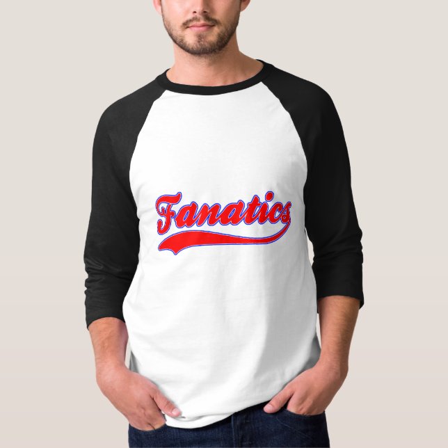 Jersey för fanatikerFauxbaseball T-tröja T-shirt (Framsida)
