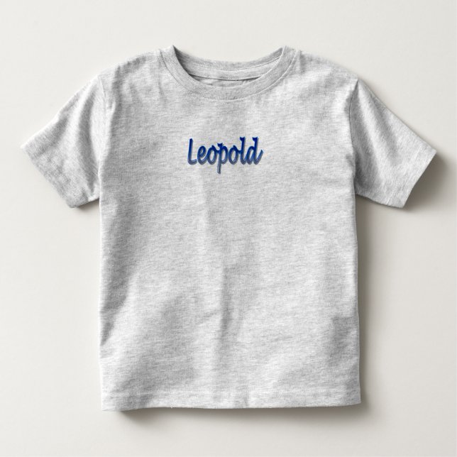 Jersey för Leopold småbarnbra T-tröja T-shirt (Framsida)