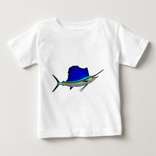 Jersey för Sailfishbabybra T-tröja T Shirt (Framsida)