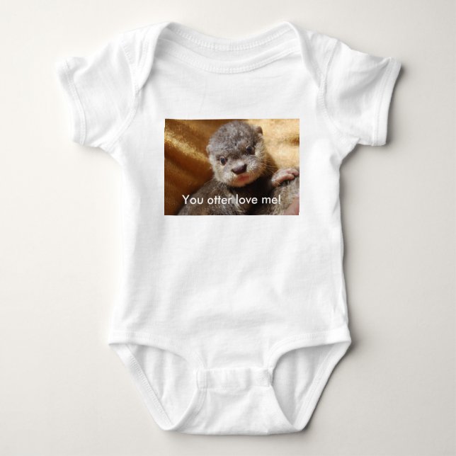 Jersey för spädbarn för babyuttervalp tee shirt (Framsida)