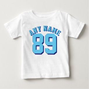 Jersey för sportar för blått- & vitbaby   design t shirt