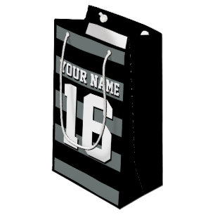 Jersey för svart kollag Preppy rand