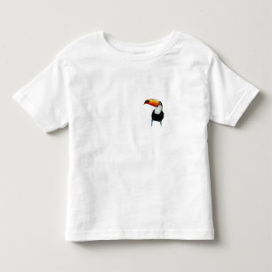 Jersey för Toucan småbarnbra T-tröja, vit T Shirt