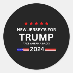 Jersey för trumman: "Ta Amerika tillbaka valet 202 Runt Klistermärke