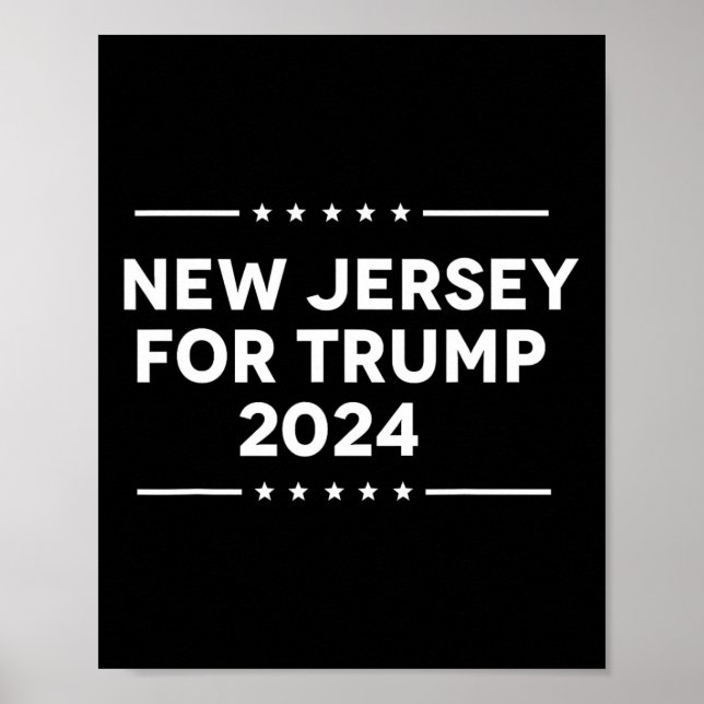 Jersey For Trump 2024 Poster (Framsidan)