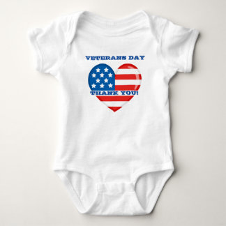 Jersey för veterandagbaby Bodysuit T-shirt