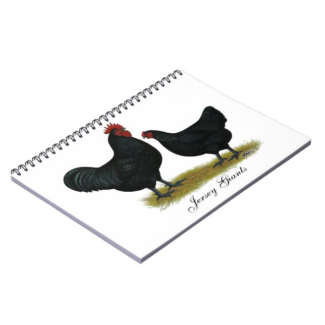 Jersey Giant Chickens Anteckningsbok (Vänstra Sidan)