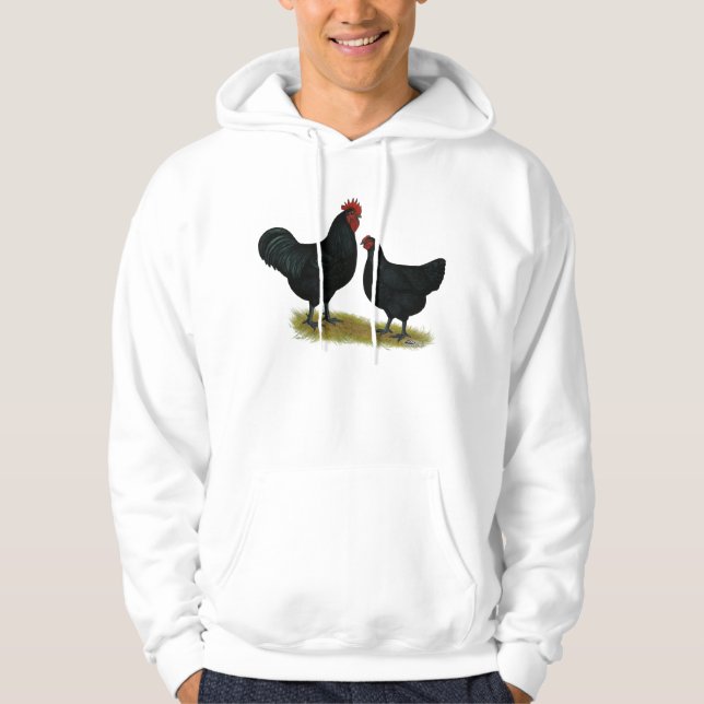 Jersey Giant Chickens Sweatshirt Med Luva (Framsida)