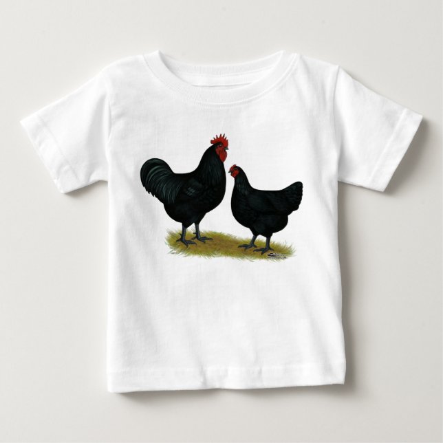 Jersey Giant Chickens Tee Shirt (Framsida)