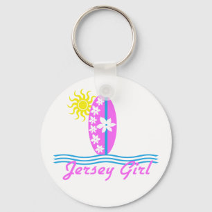 Jersey Girl baby Bodykostydräkt Rosa Surfboard W/S Nyckelring