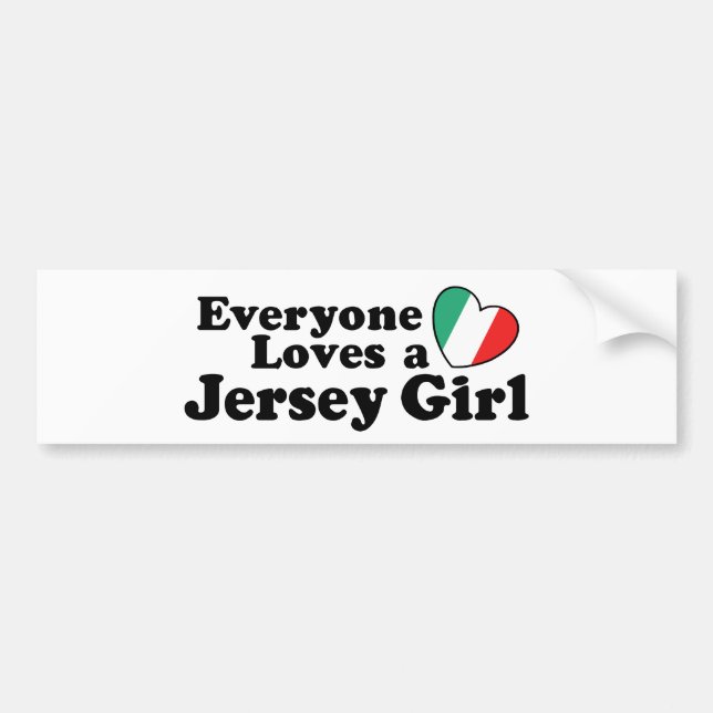 Jersey Girl Bildekal (Framsidan)