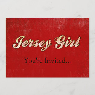 Jersey Girl Inbjudningar
