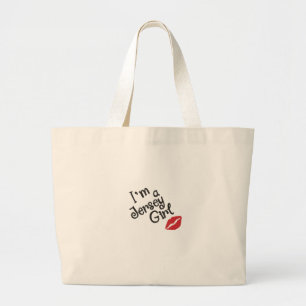 Jersey Girl Jumbo Tote Bag Tygkasse