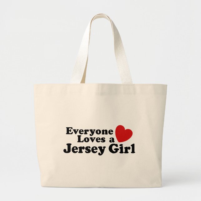 Jersey Girl Jumbo Tygkasse (Framsidan)