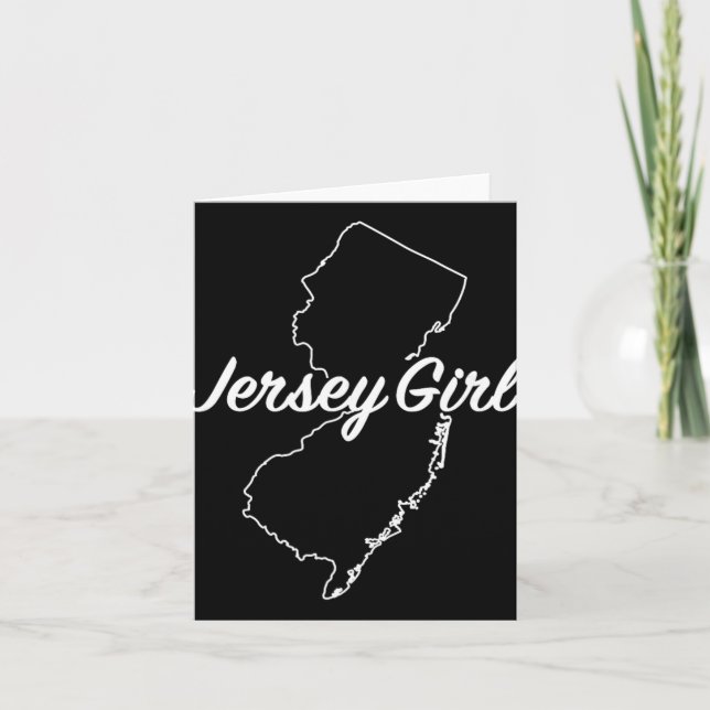 Jersey Girl New Jersey  Kort (Framsida)