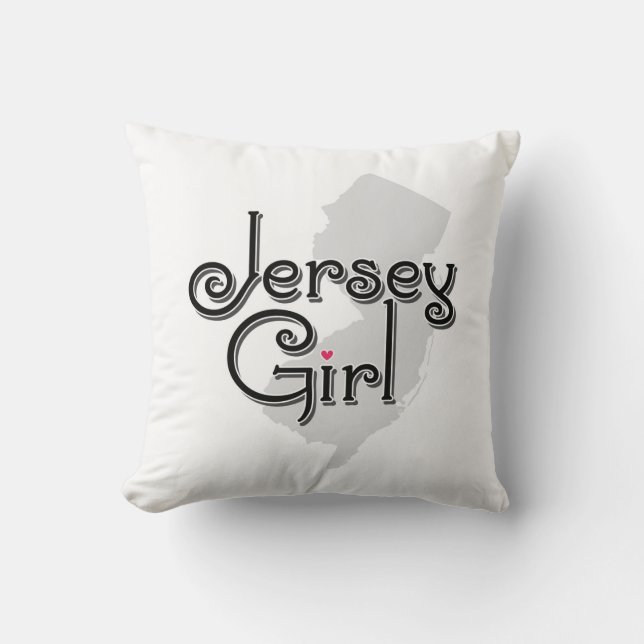 Jersey Girl Pillow Kudde (Framsida)