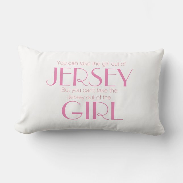 Jersey Girl PIllow Lumbarkudde (Framsida)