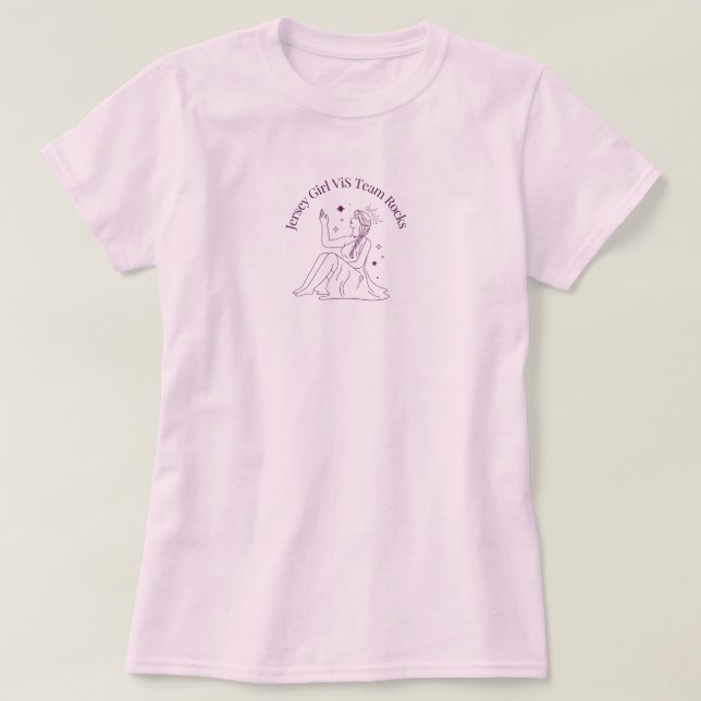 Jersey Girl ViS Team Sten  T Shirt (Design framsida)