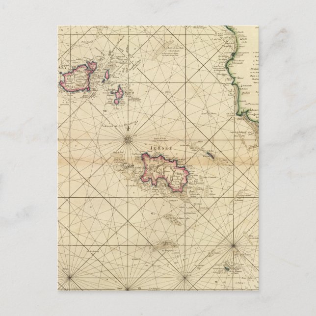 Jersey, Guernsey Vykort (Framsida)