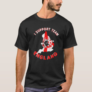 Jersey, jag stöder Englands lag Sports, Football,  T Shirt