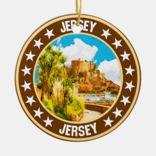 Jersey Julgransprydnad Keramik