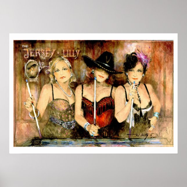 Jersey Lilly Poster (Framsidan)