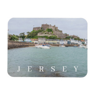 Jersey Mont Orgueil Castle View-kylskåp Magnet