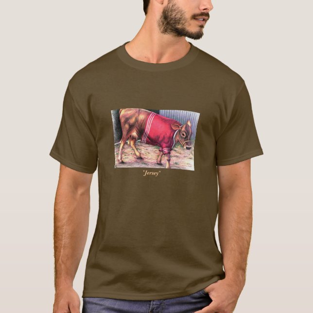 "Jersey" mörk Tee (Framsida)