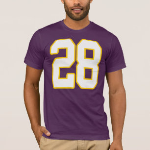 Jersey numrerar 28 t shirt