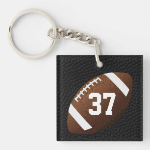 Jersey NUMRERAR eller MONOGRAMfotboll Keychains
