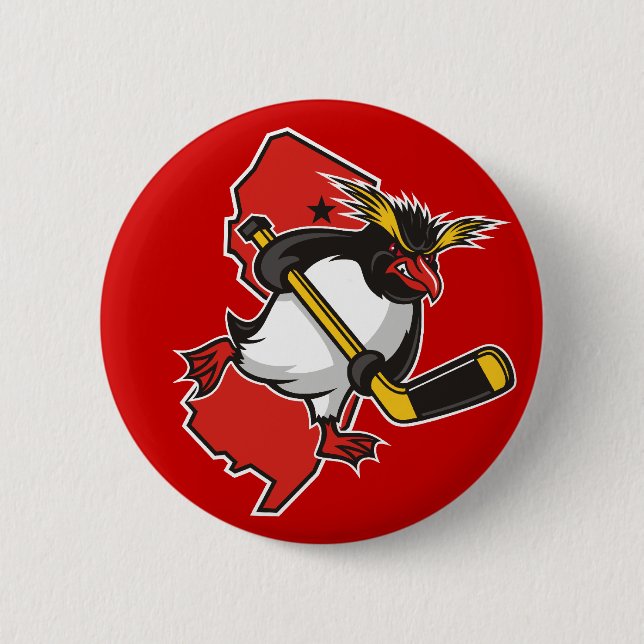 Jersey Penguins Button Knapp (Framsida)