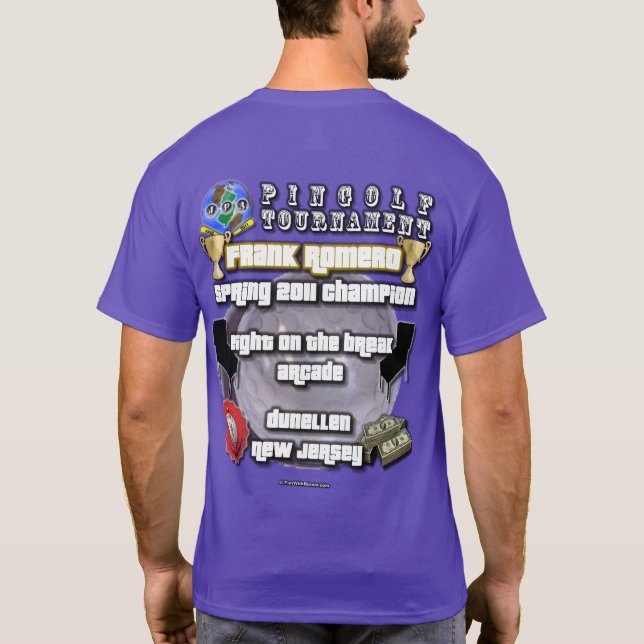 Jersey Pinballanslutning PinGolf T-shirt (Baksida)