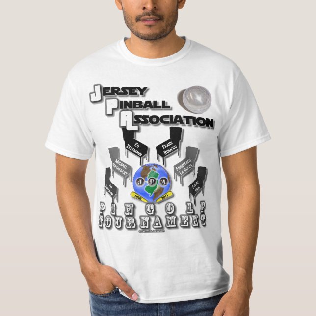 Jersey Pinballanslutning PinGolf Tee (Framsida)