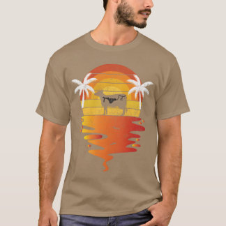 Jersey shirt 70s vintage retro sunset Cows girl T Shirt
