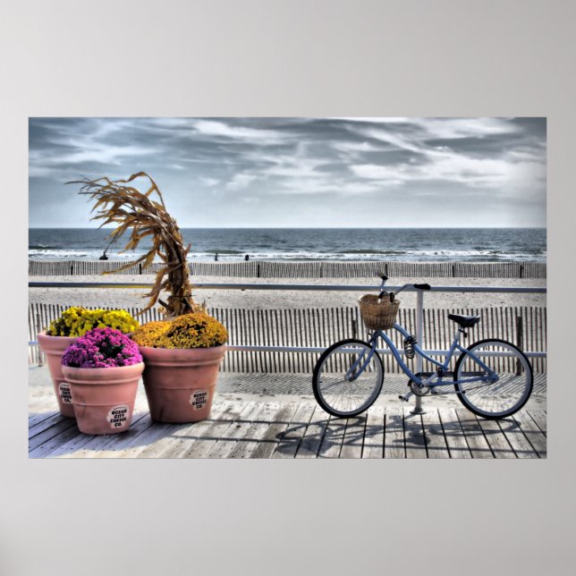 Jersey Shore Boardpromenade HDR Poster (Framsidan)