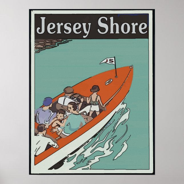 Jersey Shore, Boat Ride Poster (Framsidan)